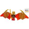 LEGO Ninjago Crystalized: Kai Golden Dragon Minifig con Spada di Fuoco e Spada del Drago