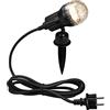 Briloner Leuchten - Luci per Sentieri, Faretti LED da Giardino, Luci per Esterno con Piccetto, orientabile GU10, IP44, 3 Watt, 250 lumen, 3.000 Kelvin, 110 x 195 x 95 mm (L x A x P)