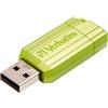 Verbatim Pen Drive 32GB Verbatim Store'n'Go Pinstripe USB 2.0 Eucalyptus verde [49958]