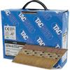 Tacwise 1723 Chiodi Inclinati a 34° 3,1/90 mm, Confezione da 1600 | Zincati Extra con Testa a 'D', Gambo Anellato, Fascicolati con Carta