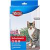 Trixie Rete di Protezione per Gatti - per Balcone, terrazza e Finestra - Resistente ai UV, Trasparente - Maglie 3 × 3 cm - Fissaggi Inclusi per Interno ed Esterno - 8 × 3 m