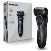 Panasonic ES-RT37-K503 Rasoio Uomo Wet&Dry a 3 Lame per un Taglio Rapido e Preciso, Testina Multidirezionale, Tagliabasette a Scomparsa, Lavabile, Nero