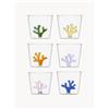 Ichendorf Set 6 bicchieri acqua fatti a mano Coral Reef