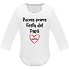 Generico Body neonato personalizzato Buona prima festa del Papà con nome - Idea Regalo - Body neonato - Idea Regalo - Festa del Papà