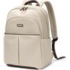 GOLF QUALITY Zaino Porta PC 14 Pollici, Impermeabile, Per Uomo, Scuola, Lavoro o Viaggio - Mandorla