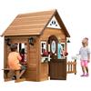 Backyard Discovery Aspen Casetta per giochi in legno | Casa per bambini all'aperto in giardino | Casa per bambini con cucina incl accessori