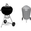 Weber E-5710 Barbecue Antracite Carrello Nero, Argento & 7176 Custodia Standard per Barbecue 57Cm