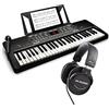 Alesis Melody 54 + M-Audio HDH40 - Pianola Portatile Per Scuola Media, Tastiera Musicale a 54 Tasti con Casse + Cuffie Over Ear chiuse con archetto flessibile e cavo da 2,7 m