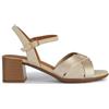 Geox D New Marykarmen B, Sandalo con Tacco, Sand Lt Gold, 40 EU