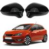 Opaltool Copertura Specchietto Retrovisore per Seat Ibiza 6J Leon Exeo 2008-2017 | Tappo Copri Specchietto, Sinistro+Destro