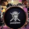 WAMBOOKA Clear Resonant Pelle risonante monostrato trasparente da 7mil (0,188mm) per batteria, timpani e grancassa. Taglie disponibili 8 - 22 (22″ DRUM HEAD BLACK 0.188MM- CLEAR RESONANT 7MIL)