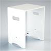 Petrozzi Sgabello Comodo con Barra in Plexiglass 18 Colori - Colore : Trasparente