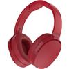 Skullcandy Hesh 3 Bluetooth Wireless Over-Ear Cuffie con Microfono Integrato, 22 Ore di Batteria a Ricarica Rapida, Pieghevoli, Cuscinetti Auricolari Memory Foam per Extra Comfort, Rosso