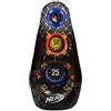 Hasbro Nerf NER0288 - Bersaglio Gonfiabile Alto 4 Piedi, Giocattolo a 3 Zone, dagli 8 Anni in su, Nero, 1,20 m