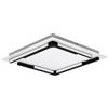 Eglo LED a soffitto Zampote, plafoniera quadrata, dimmerabile in
