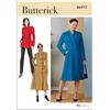 Butterick B6917D5 Cappotto da donna, taglia D5 (4-6-8-10-12), carta