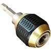 Homoyoyo Mandrino Per Trapano a Scomparsa 60 Mm Adattatore Esagonale 1/4 Senza Chiave Mandrino Per Punte Da Trapano Elettrico Impugnatura Antiscivolo Materiale in Acciaio Inox
