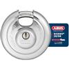 ABUS Lucchetto Discus 26/90 - resistente alle intemperie - con cilindro protetto da trapano e trazione - livello di sicurezza 8 - argento
