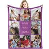 Anlewo Coperta Personalizzata con Foto e Scritte,Coperta Personalizzabile,Morbida e Confortevole Coperta,Idee Regalo Migliore Amica,Mamma,Compleanno,Matrimonio,Bimbo,Natale