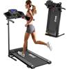 BAKAJI Tapis Roulant Elettrico Pieghevole Allenamento Cardio Fitness Palestra velocità Massima 12 km/h Display LCD 16 Programmi con Portabevande Supporto Smartphone Tablet e Connettività Bluetooth App