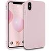 MyGadget Cover per Apple iPhone XS Max - Custodia Protettiva in Silicone Morbido - Case TPU Flessibile - Protezione Antiurto & Antigraffio - Rosa pallido