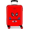 Marvel Spiderman Protector Red Cabin Valigia 38x55x20 cm Rigido ABS Chiusura laterale a combinazione 34L 2 kg 4 Doppie ruote Bagaglio a mano