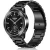 SeNool 22mm Cinturino per Xiaomi Watch S3 / Watch 2 Pro, Metallo Bracciale Acciaio Inossidabile Facile Installare Band per Xiaomi Mi Watch/Watch S1 / Watch S1 Active - Nero