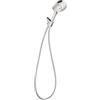 hansgrohe Raindance Select S 04905000 - Soffione doccia regolabile da 12,7 cm, moderno, 3 getti a pioggia, completo e massaggiante, facile da installare, con tubo cromato, 1,75 GPM
