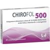 FARMITALIA Srl - SOC. UNIPERS. LJ Pharma Chirofol 500 Integratore Alimentare 20 Compresse