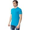 DSQUARED2 T-Shirt Uomo Azzurro T-Shirt Casual con Stampa Logo sulla Manica M