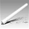 B.K.Licht Lampada sottopensile cucina LED, luce bianca naturale 4000K, da 15W, lunghezza 87.3cm, interruttore on off, plastica, lampada collegabile con lampade uguali, 230V, IP20
