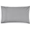 Bassetti - Set 2 Federe coppia di due federe per Cuscini Letto Matrimoniale in Cotone Fodere Cuscino 50x80 cm Fumo Fa