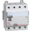 Legrand 411662E, interruttore differenziale, 4P, 63 A, sensibilità 30 mA, classe AC, DX3