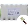 GP Batteria ricaricabile Ni-Mh 7,2V 1800mAh compatibile centrale Bentel BW64 - 6GP180AA-BEN
