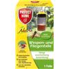 PROTECT HOME Natria - Trappola per vespe e mosche senza veleno, 1 trappola per vespe e vespe, include staffa da parete (non include liquido)