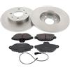 MAPCO Kit freno, Freno a disco 47011 | Compatibile con: FIAT 500, 500 C, PUNTO, PUNTO, PUNTO Cabriolet, PUNTO Kasten/Schrägheck, PUNTO Van, SEICENTO / 600, FORD KA