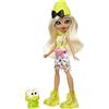 Mattel Hello Kitty Bambola Dashleen e Personaggio Keroppi con Abiti e Accessori Trendy, Giocattolo per Bambini 3+Anni,GWW99