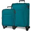 MOVOM Atlanta Set di valigie, taglia unica, Verde, Taglia unica, Set di valigie