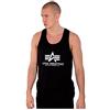 Alpha Industries Basic Tank BB Canotta da Uomo Canottiera, Nero, S