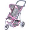 KNORRTOYS.COM 16509 - Passeggino per bambole Jogger Lio-Star, grigio