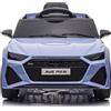 Auto Macchina Elettrica per Bambini 12V Audi RS 6 Sedile Pelle con Telecomando G