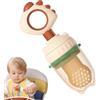 Anulely Ghiaccioli al latte materno per bambini, stampi per ghiaccioli al latte materno per bambini | Ciucci in silicone forma di fungo di dinosauro - Massaggiagengive per frutta congelata, stampi Anulely