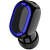 Auleset Singolo auricolare senza fili Bluetooth USB ricarica in-ear impermeabile sport auricolare - nero