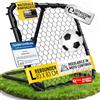 Racetex rete da rimbalzo calcio [REGOLABILE SENZA RIPIENO] - Rebounder rete per Calcio Bambini e Ragazzi - rete allenamento calcio per un allenamento migliore e vario in giardino o nel parco