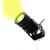 Partenopea® Proiettore Led Cob da esterno faretto orientabile fissaggio a parete luce per giardino, cespugli, statue, fontane, mura IP65 (Nero luce calda, 3.5w)