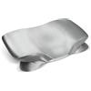 Zelimun Federa in raso per cuscino in memory foam, 40 x 60 cm, liscia e morbida con cerniera invisibile, colore grigio