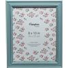 Hampton Frames | Cornice portafoto legno invecchiato, 20x25 cm, blu | Stile shabby chic, vetro, autoportante o da parete | Elegante decorazione per casa