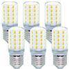 Tupolife 5W E27 LED Bianco Freddo Pannocchia Lampadina 40W - 60 watt equivalente Lampadina E27, 6000K Lampadine LED 700LM Non Dimmerabile 100-265V AC Lampadine, 6 pezzi