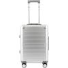 ALUMAXX Gravity 4-Rollen Kabinent 55 cm, Argento, ca. 56 x 37 x 21 cm, Gravity - Trolley da viaggio in alluminio, colore: Argento