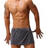 Generic Asciugamano da Bagno da Uomo Indossabile Avvolgente per la Doccia Pantaloni Corti Asciugamano da Nuoto in Morbida Microfibra con Chiusura a Scatto Asciugamano Corto da Spiaggia